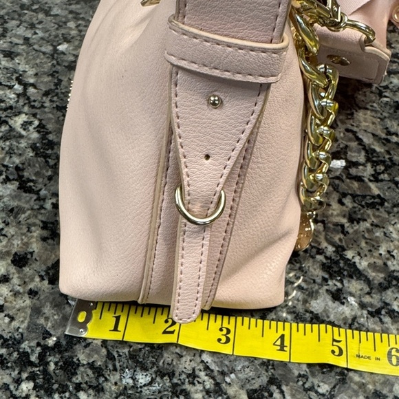 Madden NYC Pink Crossbody Bag with Chain Detail - Picture 10 of 13